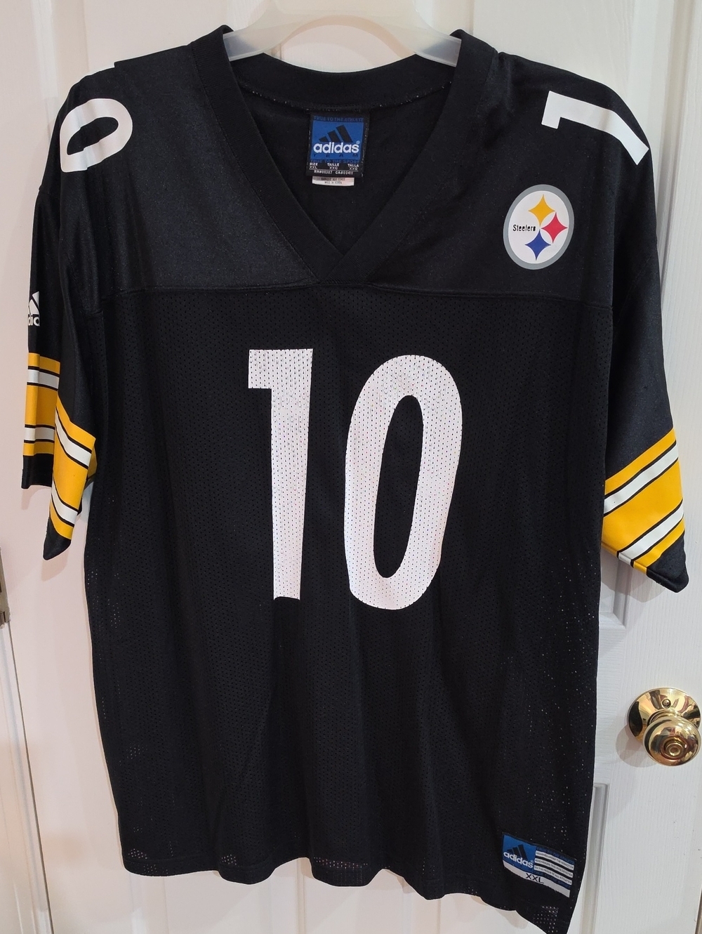 Adidas Pittsburgh Steelers Jersey- Kordell Stewart (Slash) #10 - Size XXL